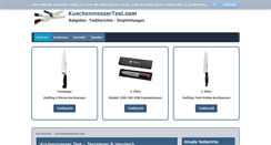 Desktop Screenshot of kuechenmessertest.com